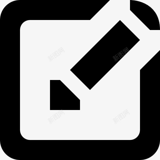 注意接口符号图标png_新图网 https://ixintu.com 写笔记 小图标 工具 平方 界面 铅笔