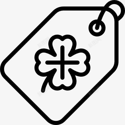 标签图标png_新图网 https://ixintu.com 三叶草 价格标签 商务 圣博德 标签