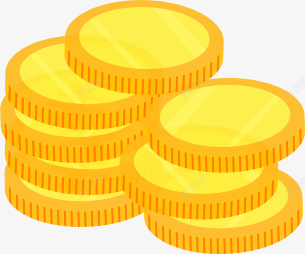 若干金币金融理财png免抠素材_新图网 https://ixintu.com 投资 理财 若干金币 金融