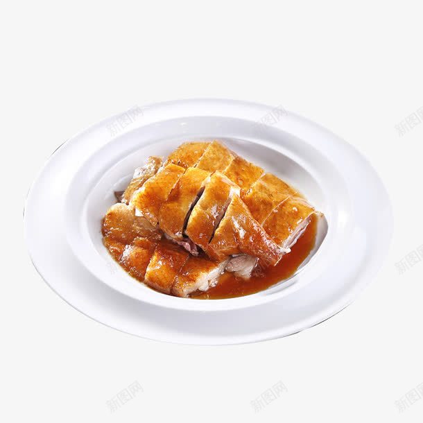 脆皮烤鸭png免抠素材_新图网 https://ixintu.com 小吃 荤菜 营养