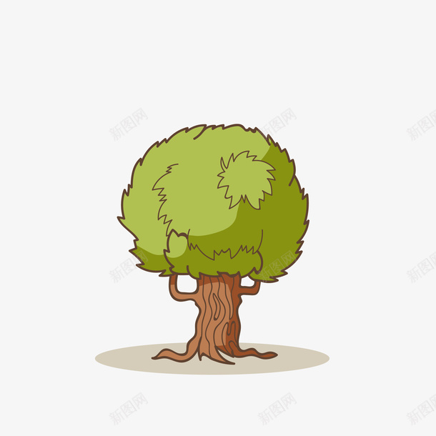 手绘绿色植物树木矢量图eps免抠素材_新图网 https://ixintu.com png免抠图 创意 卡通 大树 手绘 时尚 植树节 植物 绿色 矢量图