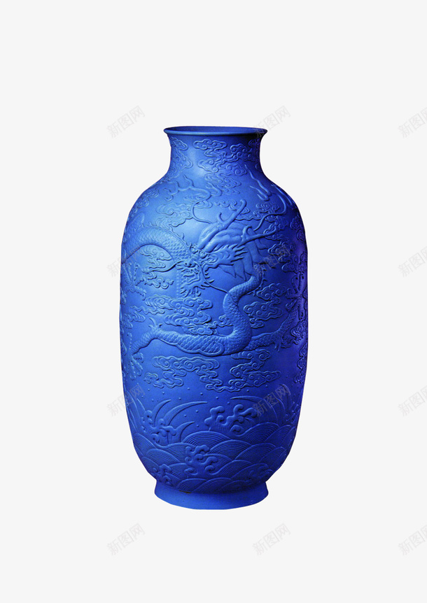 精美蓝色花瓶psd免抠素材_新图网 https://ixintu.com 古董 瓶子 精美 花瓶 蓝色