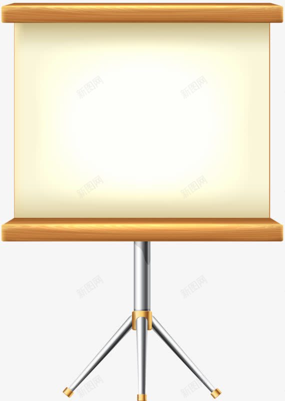 画架png免抠素材_新图网 https://ixintu.com 三脚架 卡通 画画 画纸