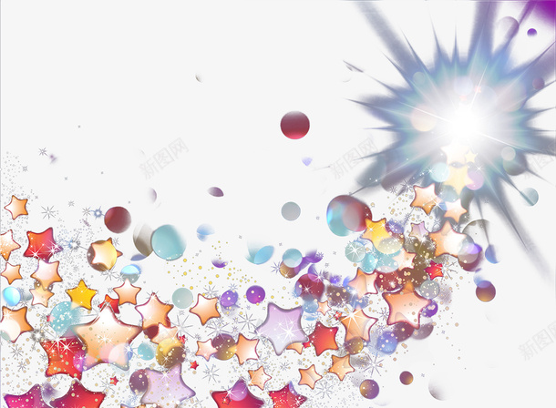 彩色梦幻星星png免抠素材_新图网 https://ixintu.com 彩色星星 星星梦幻png图片 星星素材免抠素材 梦幻星星