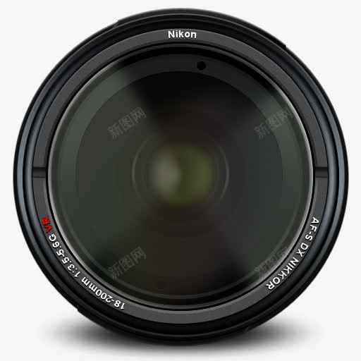 尼康镜头尼康镜头图标png_新图网 https://ixintu.com Lens Nikon VR 尼康 镜头
