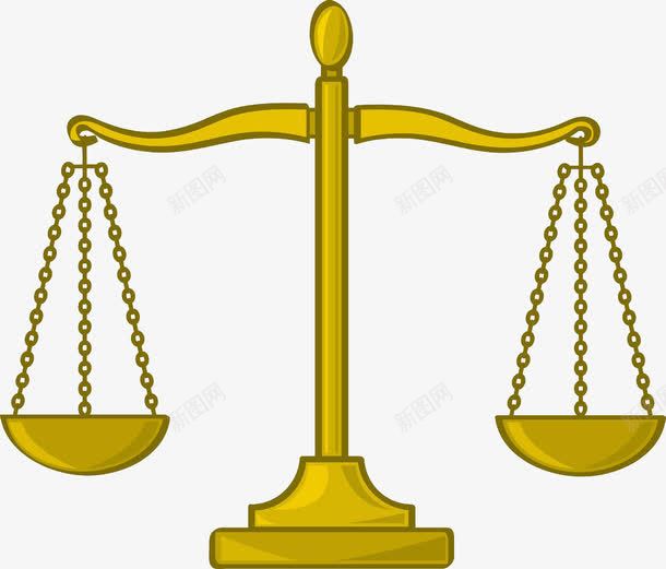 金黄色手绘天平png免抠素材_新图网 https://ixintu.com 公正 天平 手绘 托盘 托盘天平 水平称 称 金色