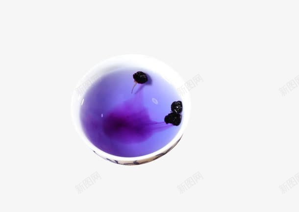 黑枸杞茶png免抠素材_新图网 https://ixintu.com 茶具 茶品 茶杯 黑枸杞