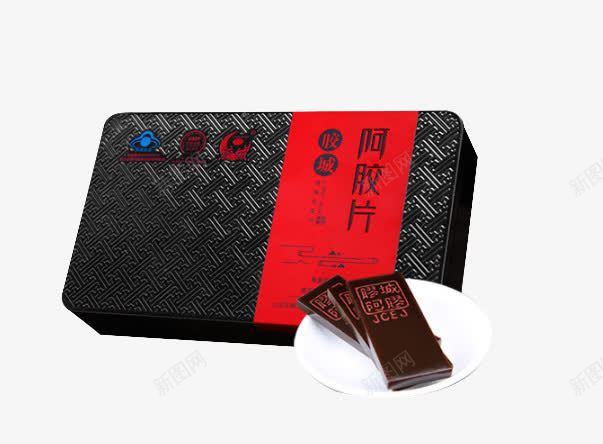 胶城阿胶片png免抠素材_新图网 https://ixintu.com 产品实物 保健品 养生 胶城阿胶片 营养品