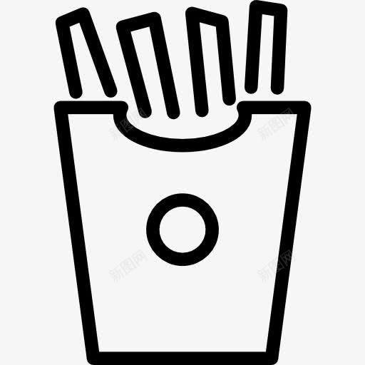 炸薯条图标png_新图网 https://ixintu.com 土豆 垃圾食品 快餐 炸薯条 食品 食品和餐厅 餐厅
