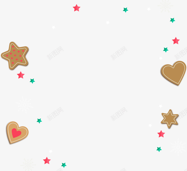 手绘棕色爱心星星矢量图ai免抠素材_新图网 https://ixintu.com 唯美 小清新 手绘爱心 梦幻星星 棕色爱心 水彩 矢量图