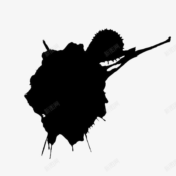 炸开水墨笔画png免抠素材_新图网 https://ixintu.com 无规则水墨笔画 毛笔画 水墨壁画 水墨笔画 炸开水墨笔画