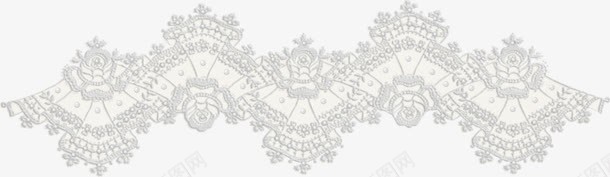 白色纱布花纹png免抠素材_新图网 https://ixintu.com 白色 纱布 花纹 装饰
