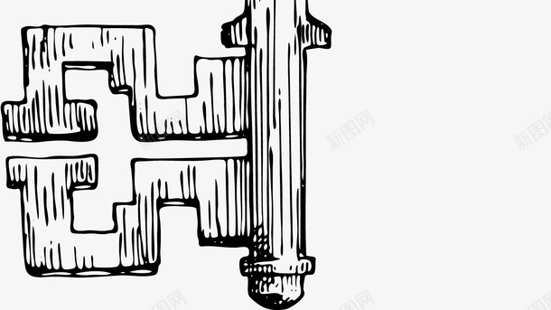 古典手绘钥匙矢量图ai免抠素材_新图网 https://ixintu.com 古典 手绘 钥匙 矢量图