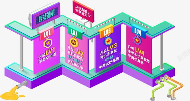 卡通促销牌匾元素png免抠素材_新图网 https://ixintu.com 促销 元素 卡通 牌匾