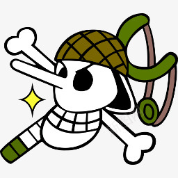 骷髅海贼旗png免抠素材_新图网 https://ixintu.com 乌索普 海贼旗 骷髅