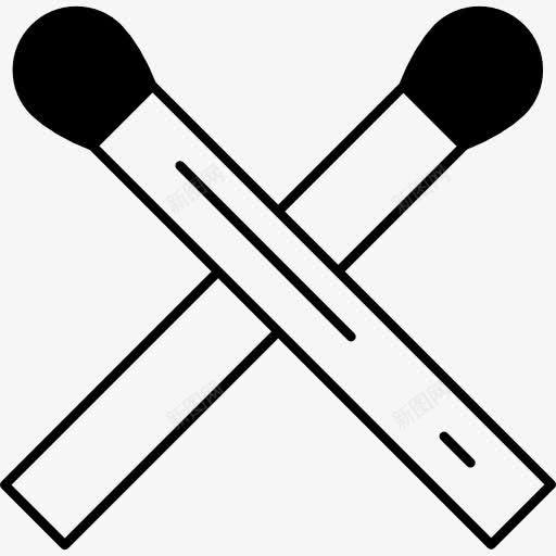 火柴交叉图标png_新图网 https://ixintu.com bushcraft包 两 交叉 划线 夫妇 工具 工具和用具 火柴 烧伤