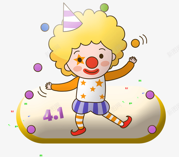愚人节蓝色卡通小丑psd免抠素材_新图网 https://ixintu.com 41 卡通 可爱 小丑 愚人节 愚人节蓝色卡通小丑 蓝色