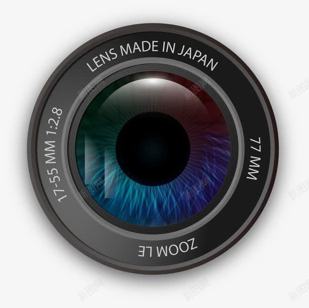 适量手绘照相机镜头矢量图ai免抠素材_新图网 https://ixintu.com 手绘 适量 镜头 矢量图