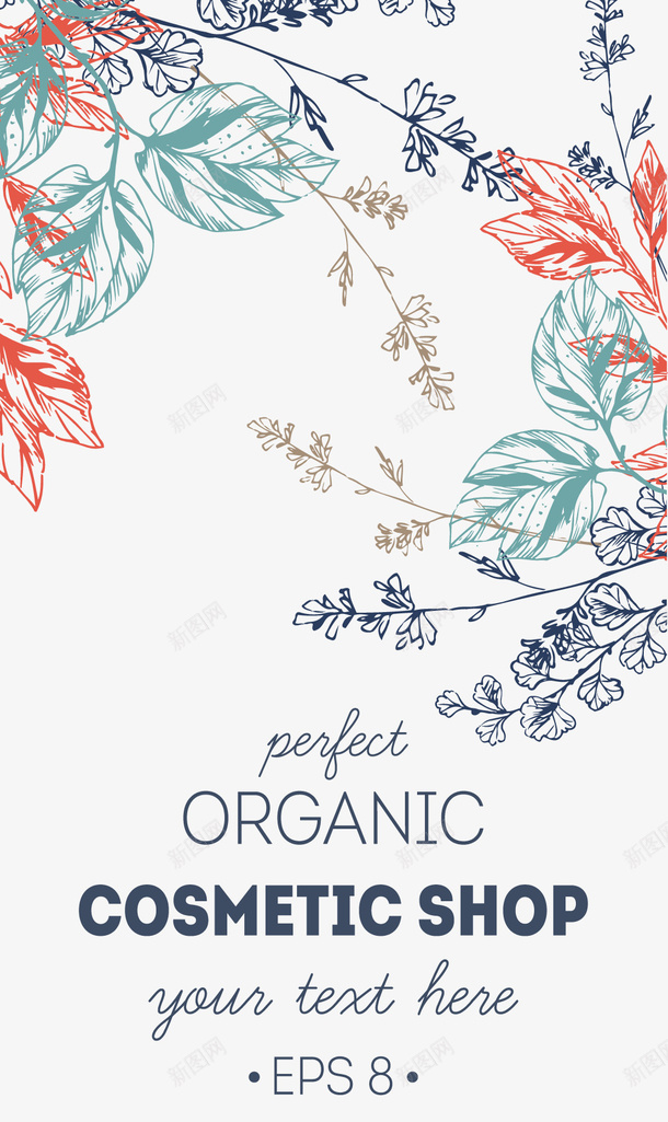 手绘唯美花卉植物标签矢量图ai免抠素材_新图网 https://ixintu.com 唯美 手绘 标签 植物 花卉 矢量图