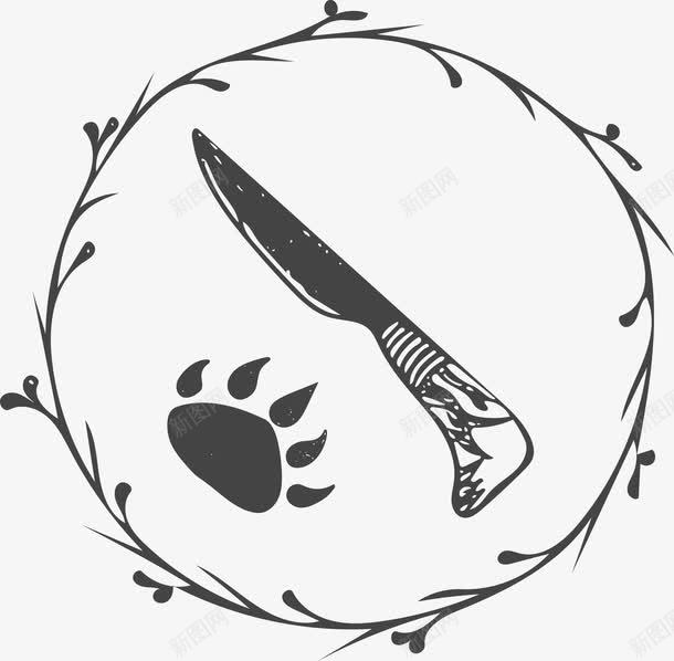 匕首png免抠素材_新图网 https://ixintu.com 简笔画 铅笔画 黑白画