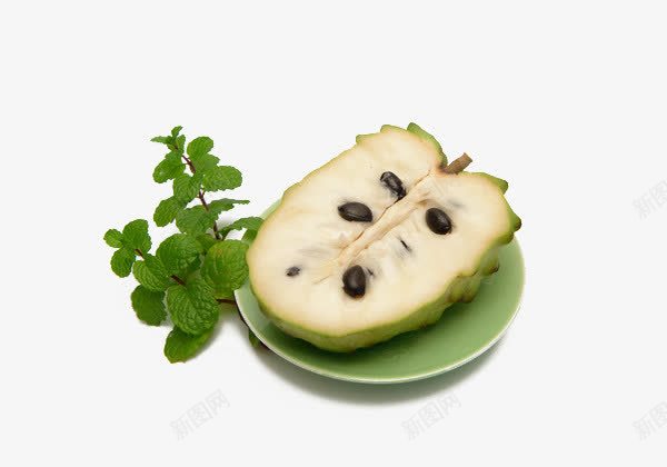 盘子上的蜜释迦水果png免抠素材_新图网 https://ixintu.com 新鲜水果 盘子 蜜释迦水果