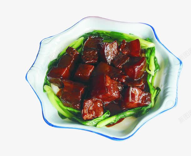 红烧肉png免抠素材_新图网 https://ixintu.com 家常菜 小吃 小炒 红烧肉 餐饮美食