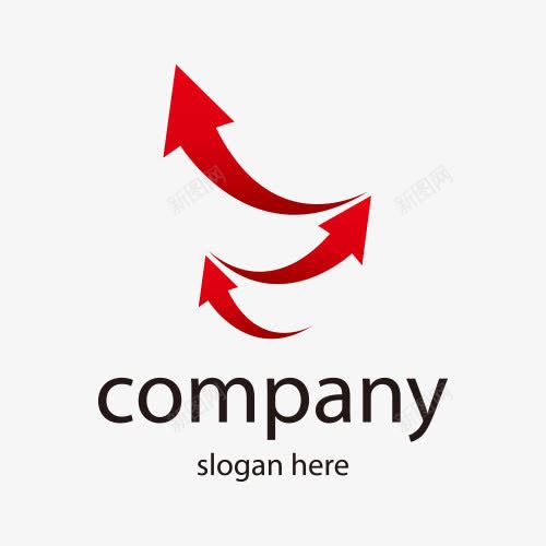 红色时尚LOGO元素png免抠素材_新图网 https://ixintu.com LOGO素材 偏平化 几何形 卡通 矢量图EPS 设计元素