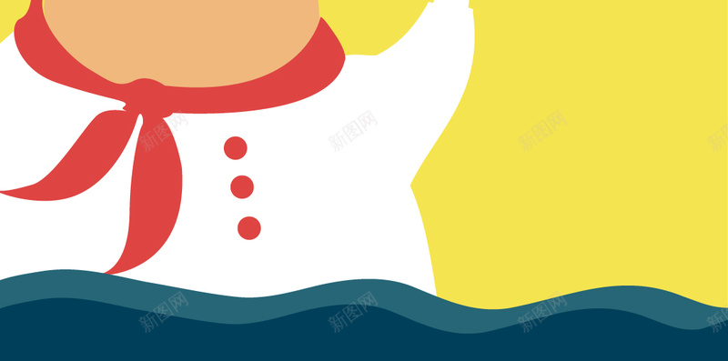 黄色背景上的厨师H5矢量图ai高清背景_新图网 https://ixintu.com H5素材 卡通 厨师 帽子 矢量 胡须 蔬菜 食物 黄色背景 矢量图
