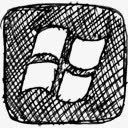 手绘风格社交媒体图标图案windowspng_新图网 https://ixintu.com windows 图标 图案 媒体 手绘 社交 风格