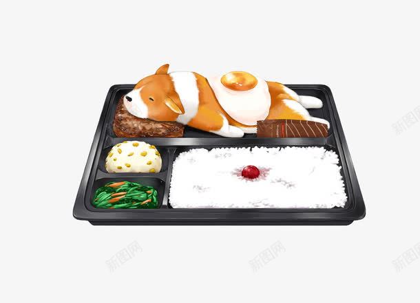 盒饭png免抠素材_新图网 https://ixintu.com 卡通 盒饭 米饭 美食