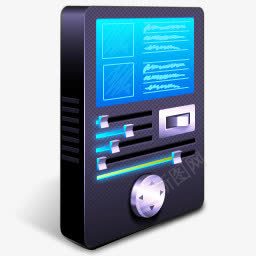 控制面板3dbluefxdesktopicons图标png_新图网 https://ixintu.com Control Panel 控制 面板