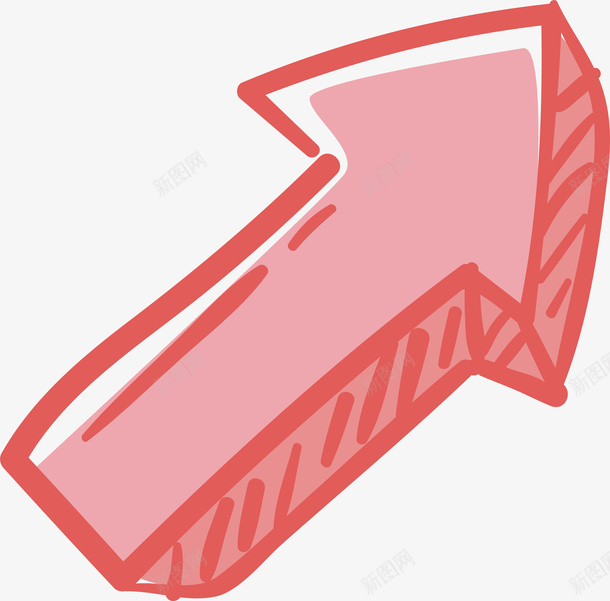 卡通手绘箭头矢量图ai免抠素材_新图网 https://ixintu.com 卡通箭头 手绘箭头 指向箭头 矢量箭头 立体箭头 粉色箭头 线型箭头 矢量图