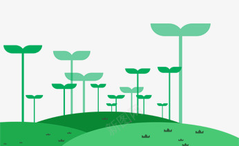 绿色环保植物psd免抠素材_新图网 https://ixintu.com 植物 环保 绿色 绿色环保植物
