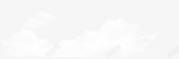 悬浮云png免抠素材_新图网 https://ixintu.com 白色 蓝天 装饰风景图