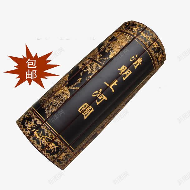 清明上河图书简画png免抠素材_新图网 https://ixintu.com png素材 书简 产品实物 竹简 黑色