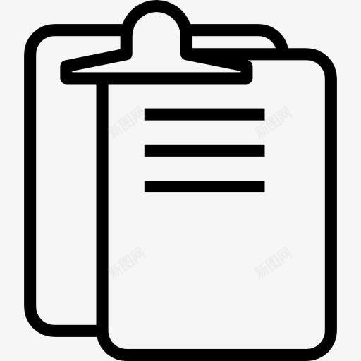 文件图标png_新图网 https://ixintu.com 接口 文件 档案 笔记本 纸 记事本