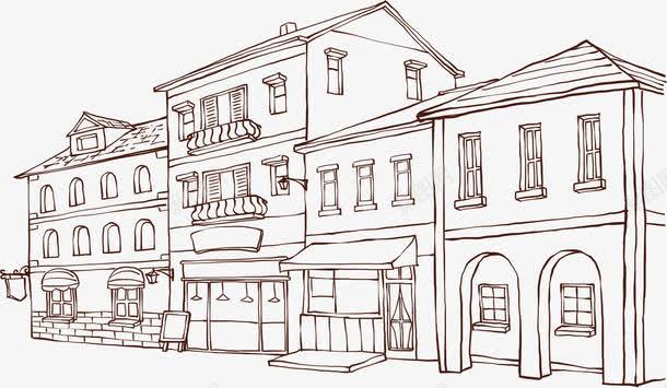 手绘创意复古建筑海报png免抠素材_新图网 https://ixintu.com 创意 复古 建筑 海报