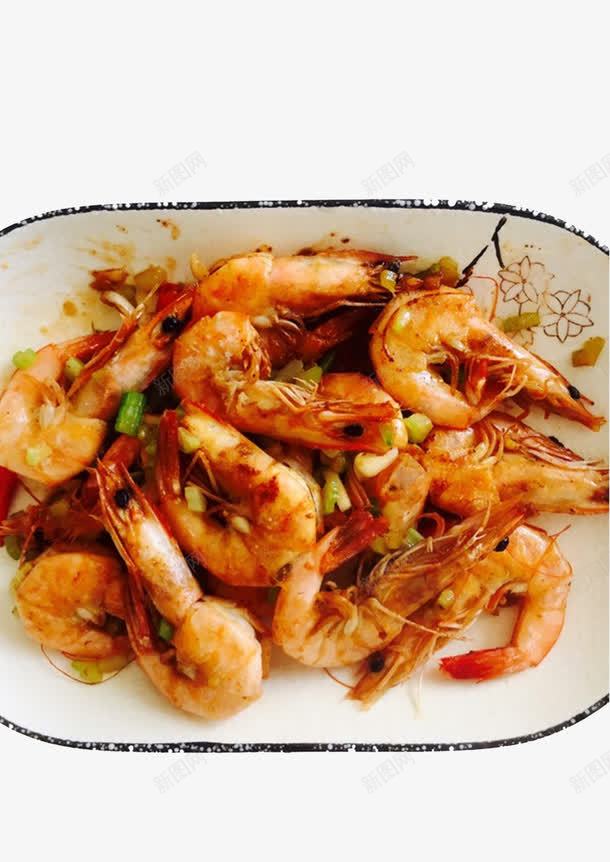 香辣虾盘中餐png免抠素材_新图网 https://ixintu.com 传统美食 夹虾 烤虾 烤虾串 烧 烧烤 盘中餐 虾 餐饮美食 香辣虾