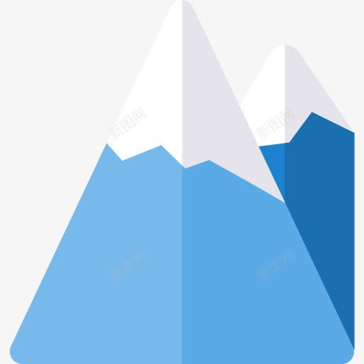 山图标png免抠素材_新图网 https://ixintu.com 国旗 山 景观 海拔 自然 雪