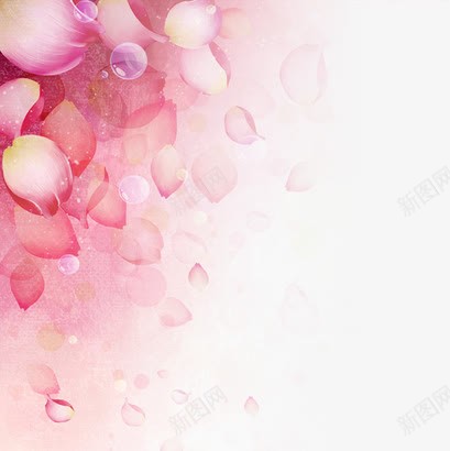 粉色浪漫唯美花瓣美景png免抠素材_新图网 https://ixintu.com 浪漫 粉色 美景 花瓣
