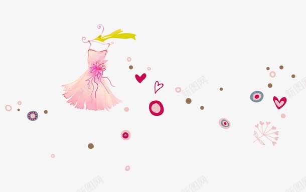 卡通小裙子png免抠素材_新图网 https://ixintu.com 卡通小裙子 小群子 裙子