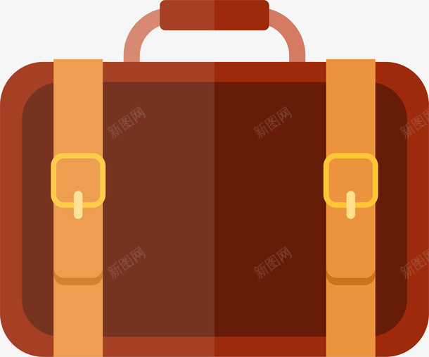 酒店行李箱扁平化矢量图ai免抠素材_新图网 https://ixintu.com 扁平 行李箱 酒店 矢量图