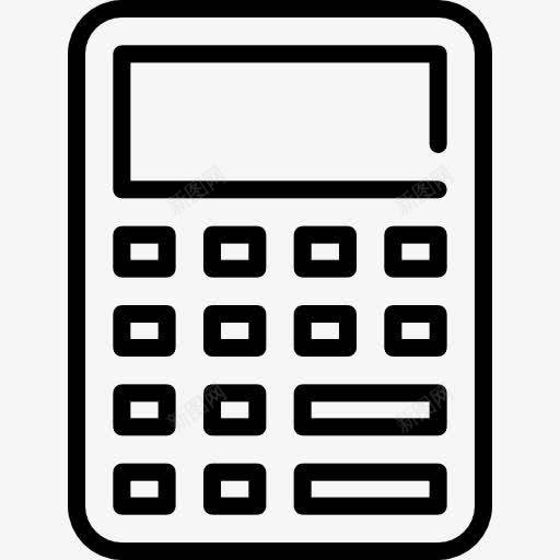 计算器图标png_新图网 https://ixintu.com 学校 学校的材料 教育 数学