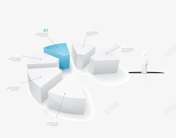 饼形图png免抠素材_新图网 https://ixintu.com ppt 商务信息图表 图表