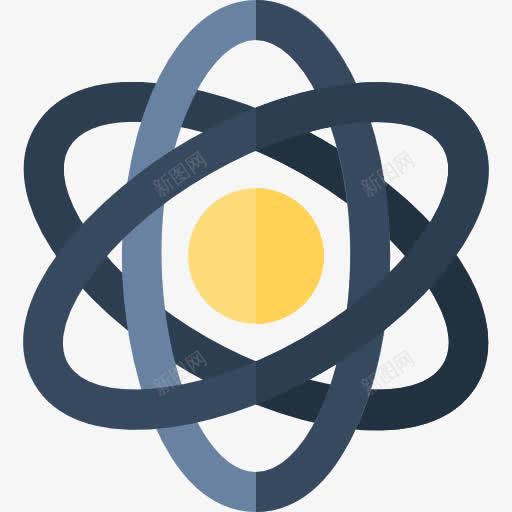 原子图标png_新图网 https://ixintu.com 原子核 原子物理学 教育 电子 科学