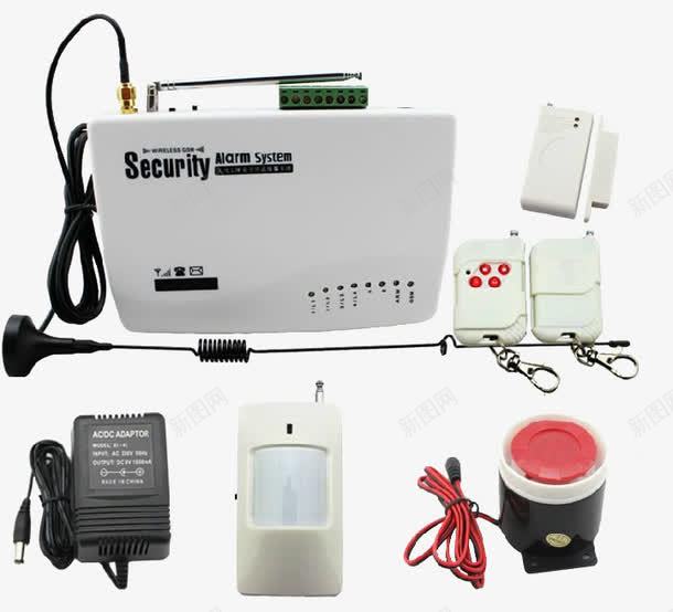 电子防盗报警器png免抠素材_新图网 https://ixintu.com 家用 报警器 电子 警报器 防盗 高音