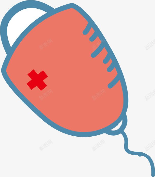 血袋诊疗png免抠素材_新图网 https://ixintu.com 卡通 生物医药 血袋 诊疗