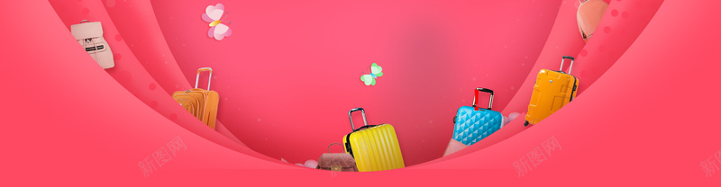 行李箱促销季几何红色bannerpsd设计背景_新图网 https://ixintu.com ABS 拉杆箱图 旅行箱 旅行箱宝贝描述详情页 登机 皮箱 箱包 箱子 详情PSD分层模板 铝镁合金