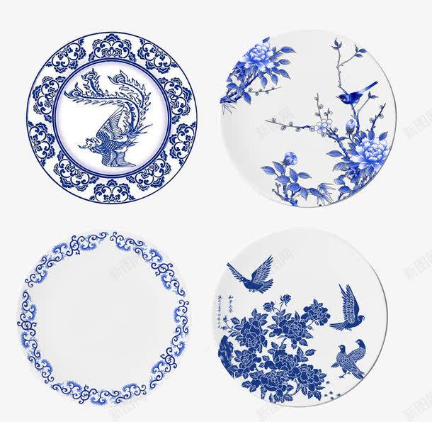 中国风青花瓷盘子png免抠素材_新图网 https://ixintu.com 国风 盘子 青花瓷 青花瓷盘子