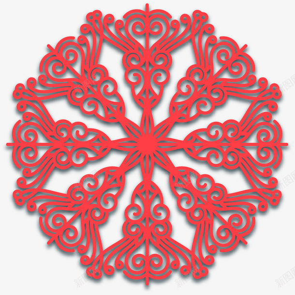红色装饰纹样矢量图ai免抠素材_新图网 https://ixintu.com 红色 纹样 装饰矢量 装饰纹样 矢量图